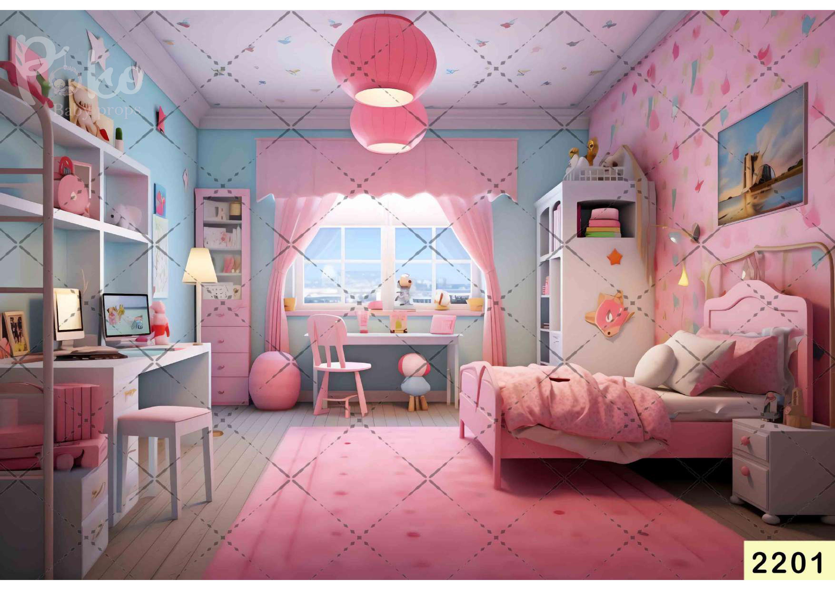 Rainbow Colorful Tent Backdrop