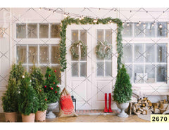 Outdoor Decoration Christmas Backdrop