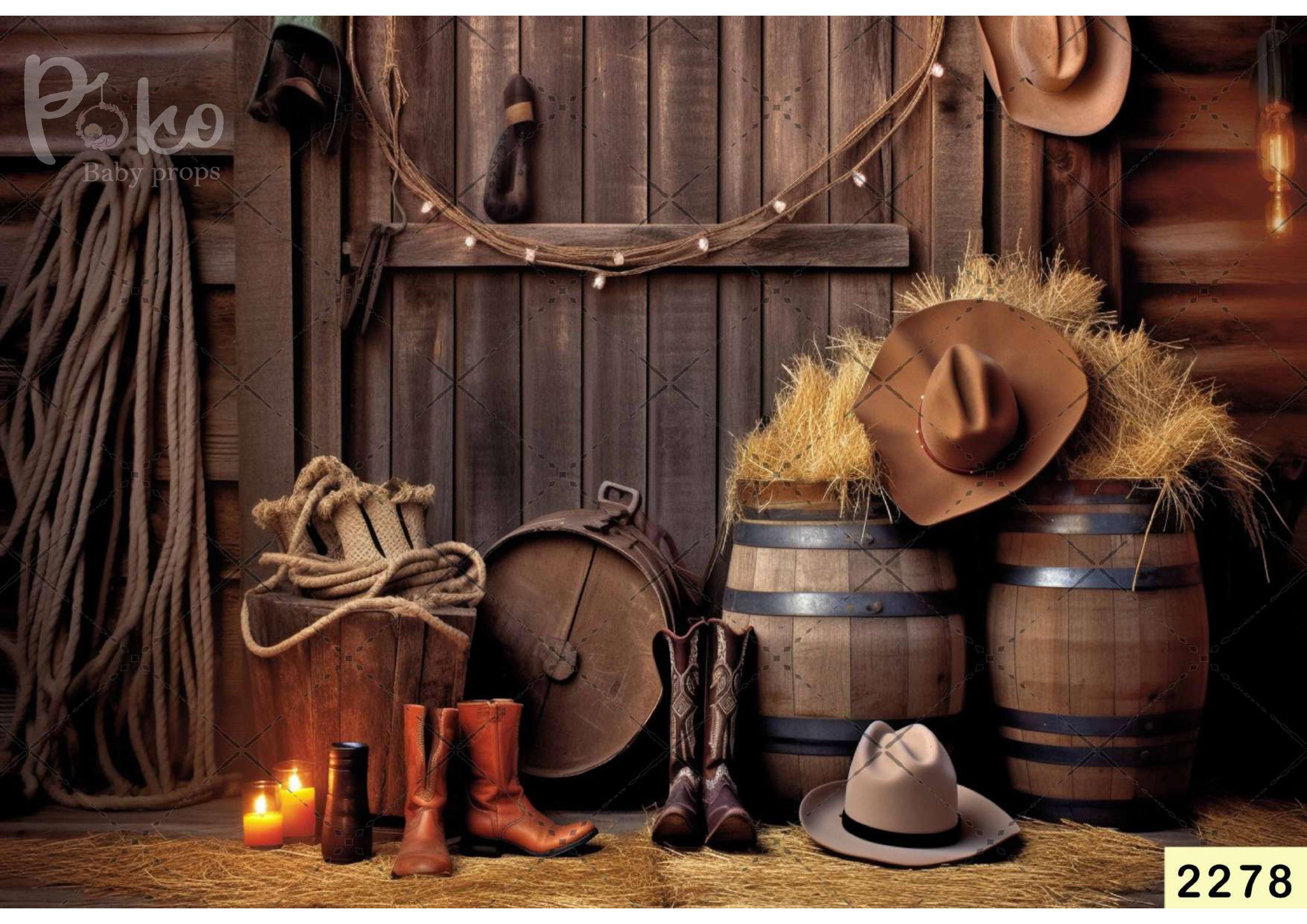 Cowboy Celebration babyphotoshoot Backdrop