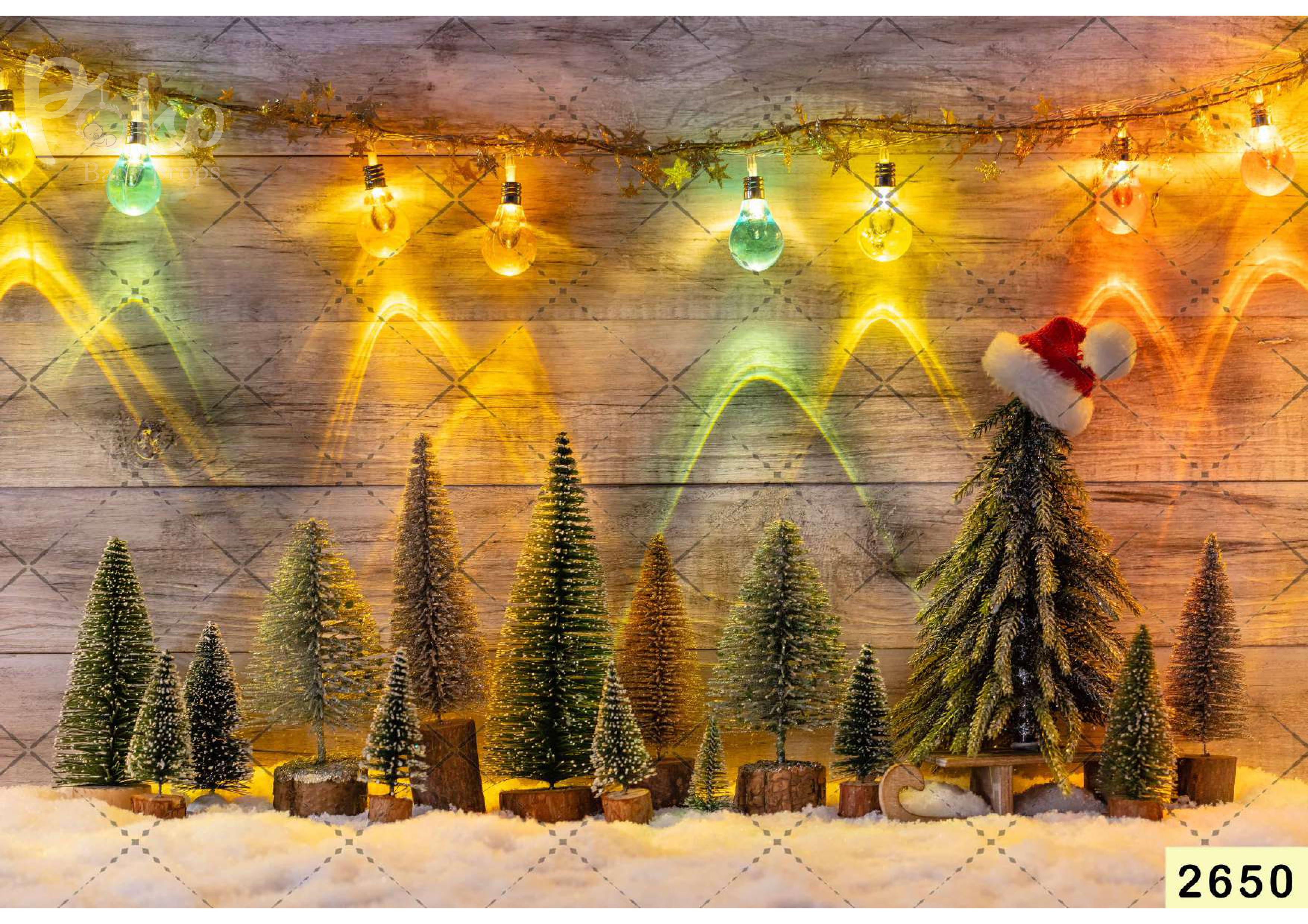Christmas Colorful Light babyphotoshoot Backdrop