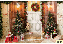 Hall Decoration Christmas Backdrop