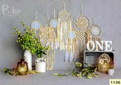 Dream Catcher Birthday babyphotoshoot Backdrop