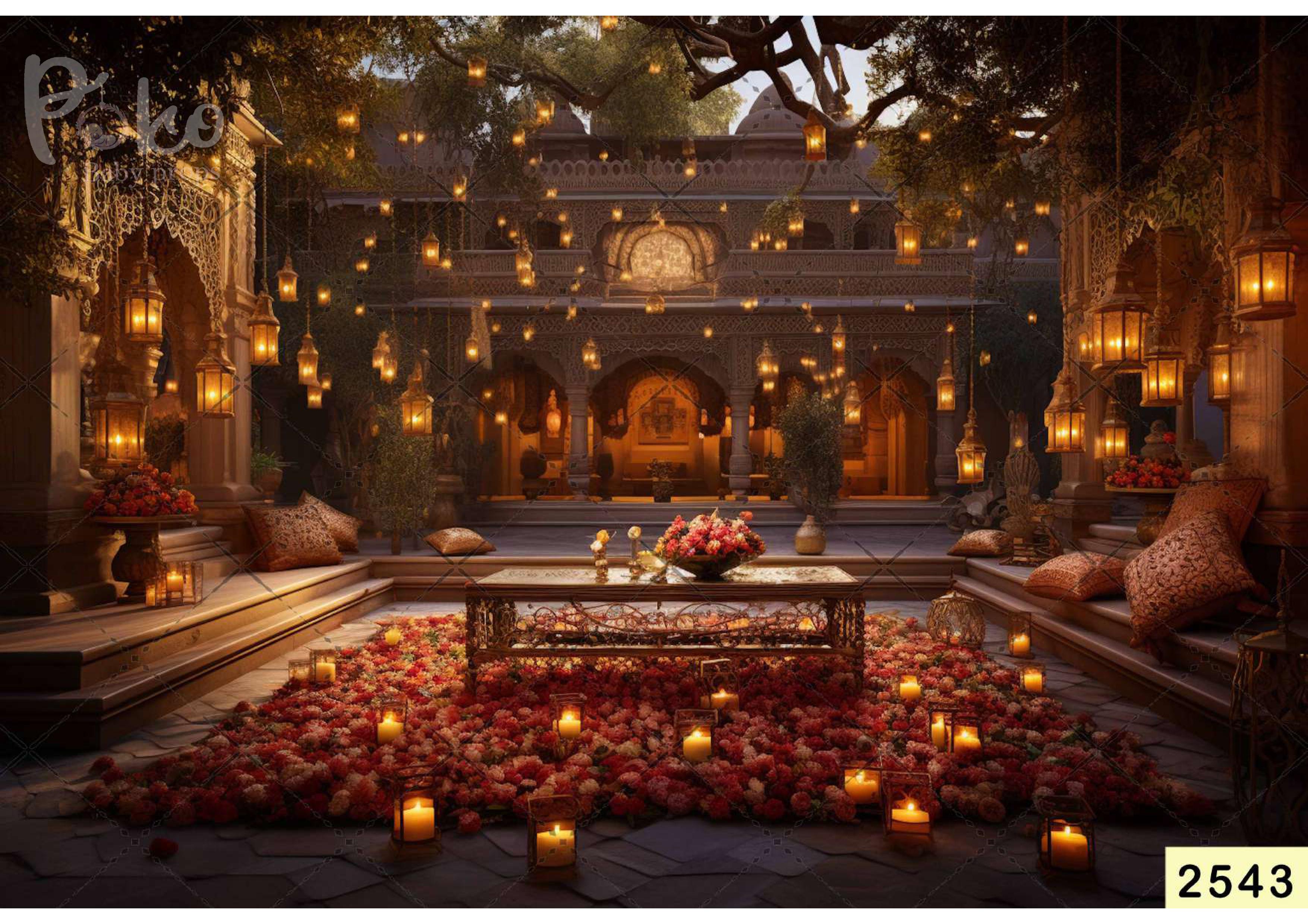 Palace Garden Light Backdrop