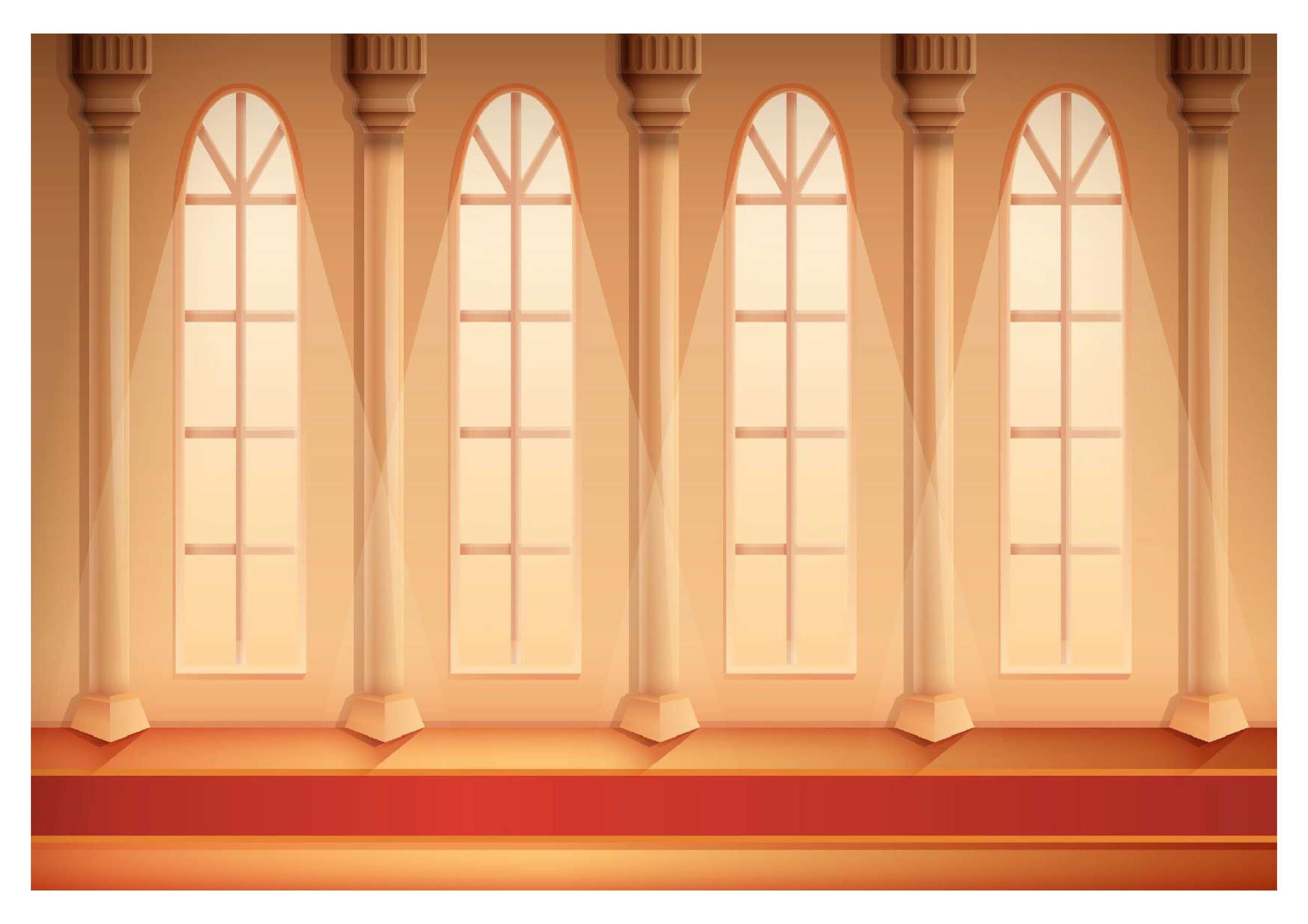 Curtain With Window Backdrop