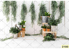 Garden babyphotoshoot Backdrop