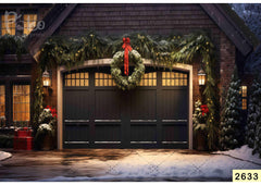 Christmas Garage babyphotoshoot Backdrop