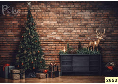 Gifts With Christmas babyphotoshoot Backdrop