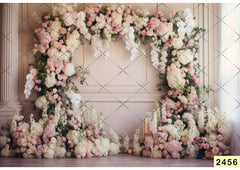 Creeper White Flower Backdrop