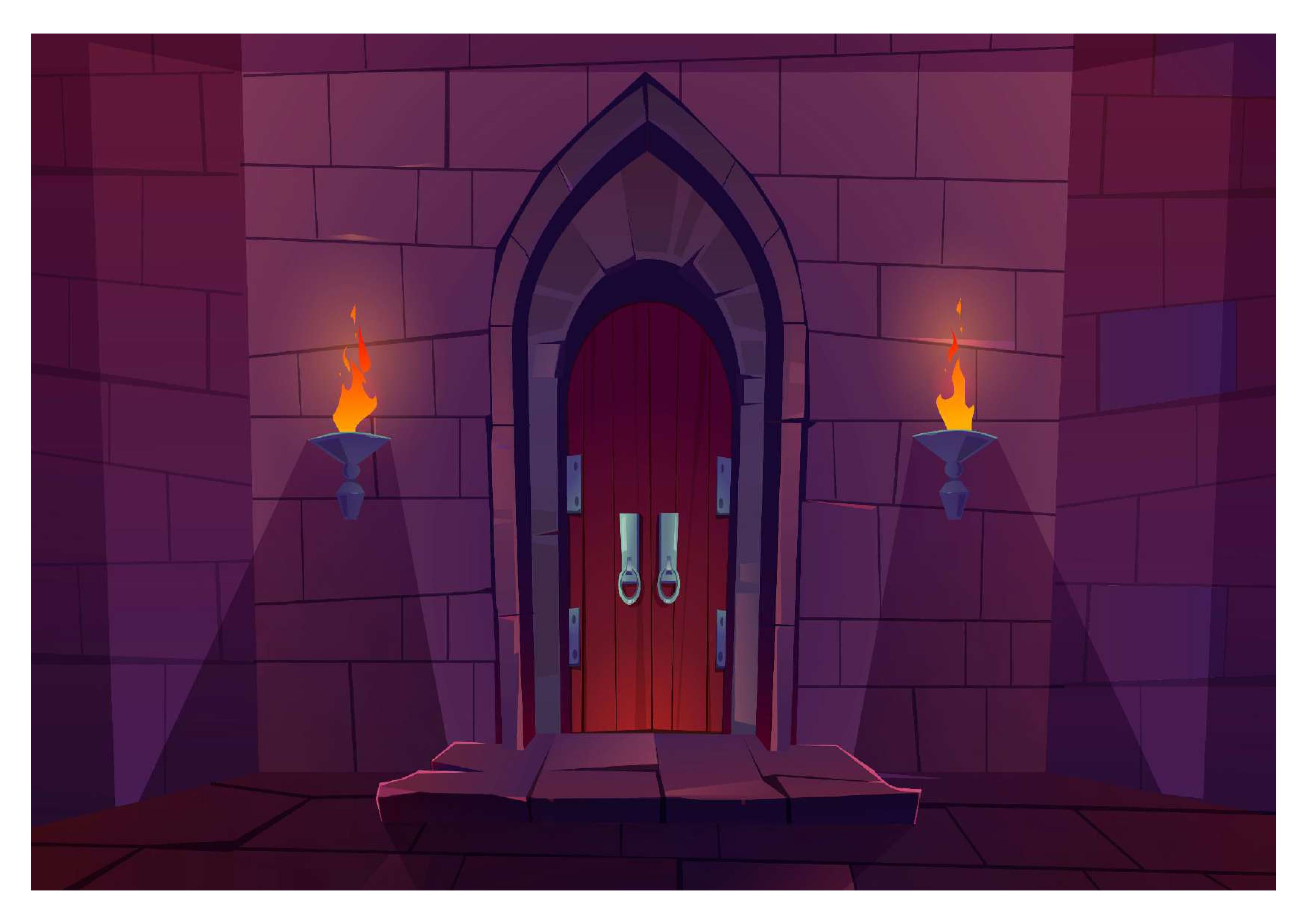 Violet Bricks Backdrop