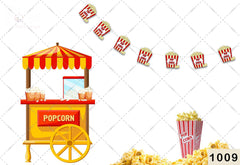 Popcorn Backdrop