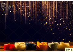 Candle lamp bokeh babyphotoshoot Backdrop