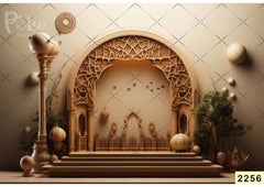 Sandal Color Aladdin Arch Backdrop