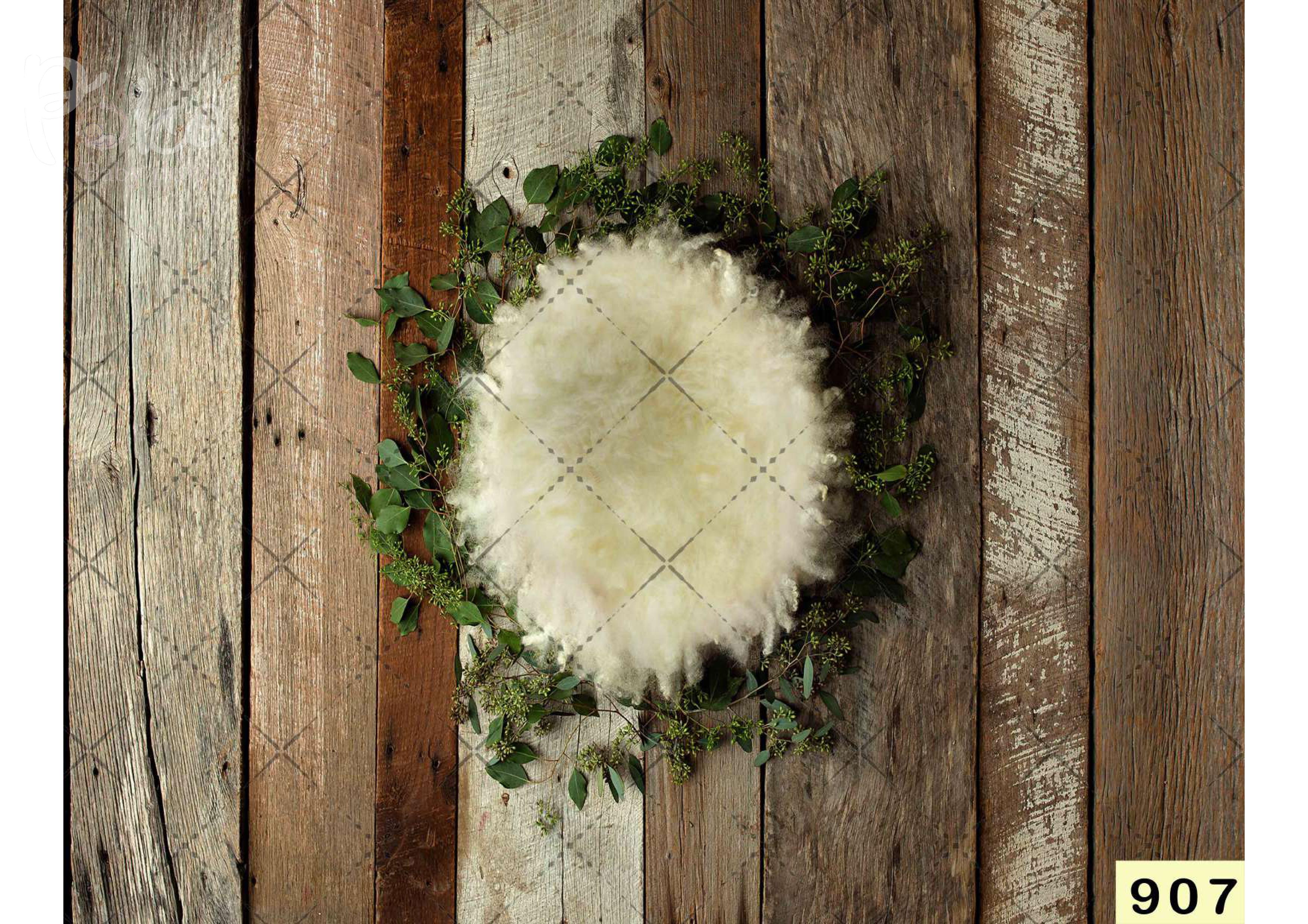 Creeper Leaves With Fur Backdrop