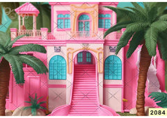 Barbie House babyphotoshoot Backdrop