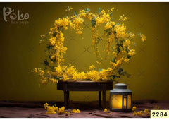Yellow Dreamcatcher babyphotoshoot Backdrop