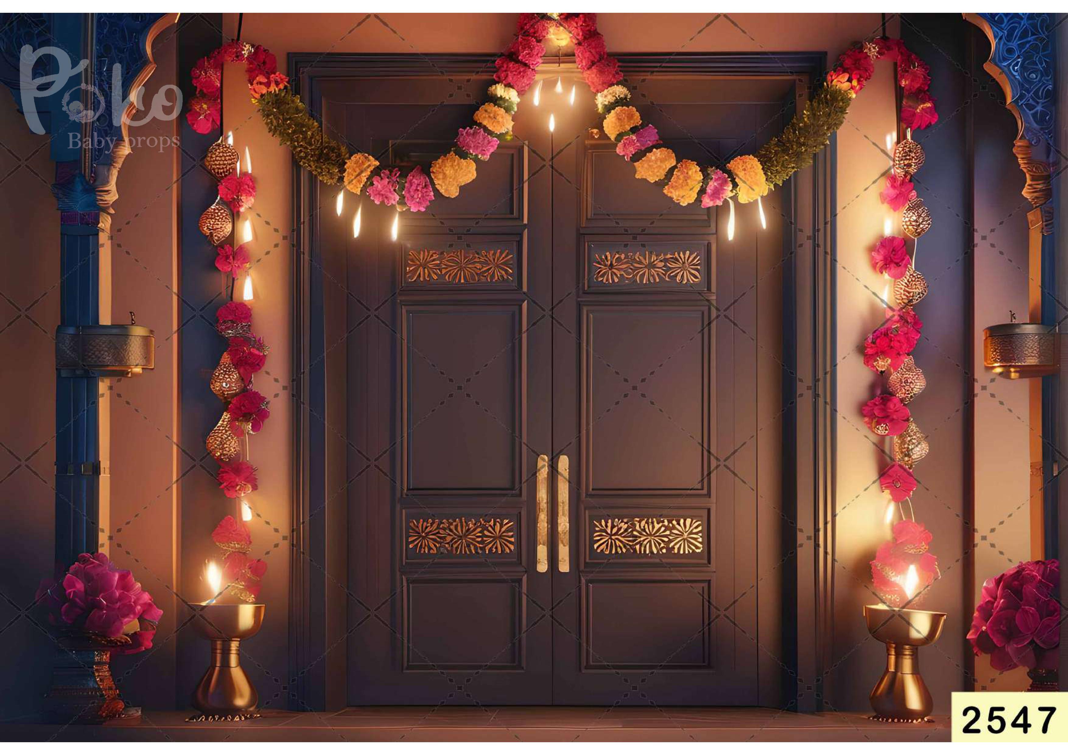 Home Entrance Decoration Backdrop