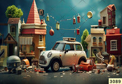 Fantasy Car babyphotoshoot Backdrop