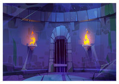 Blue Bricks babyphotoshoot Backdrop