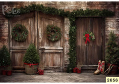 Christmas Season babyphotoshoot Backdrop