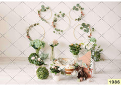 Dreamcathcher Green babyphotoshoot Backdrop