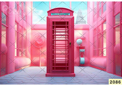 Telephone Booth Backdrop