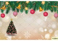 Christmas Tree babyphotoshoot Backdrop