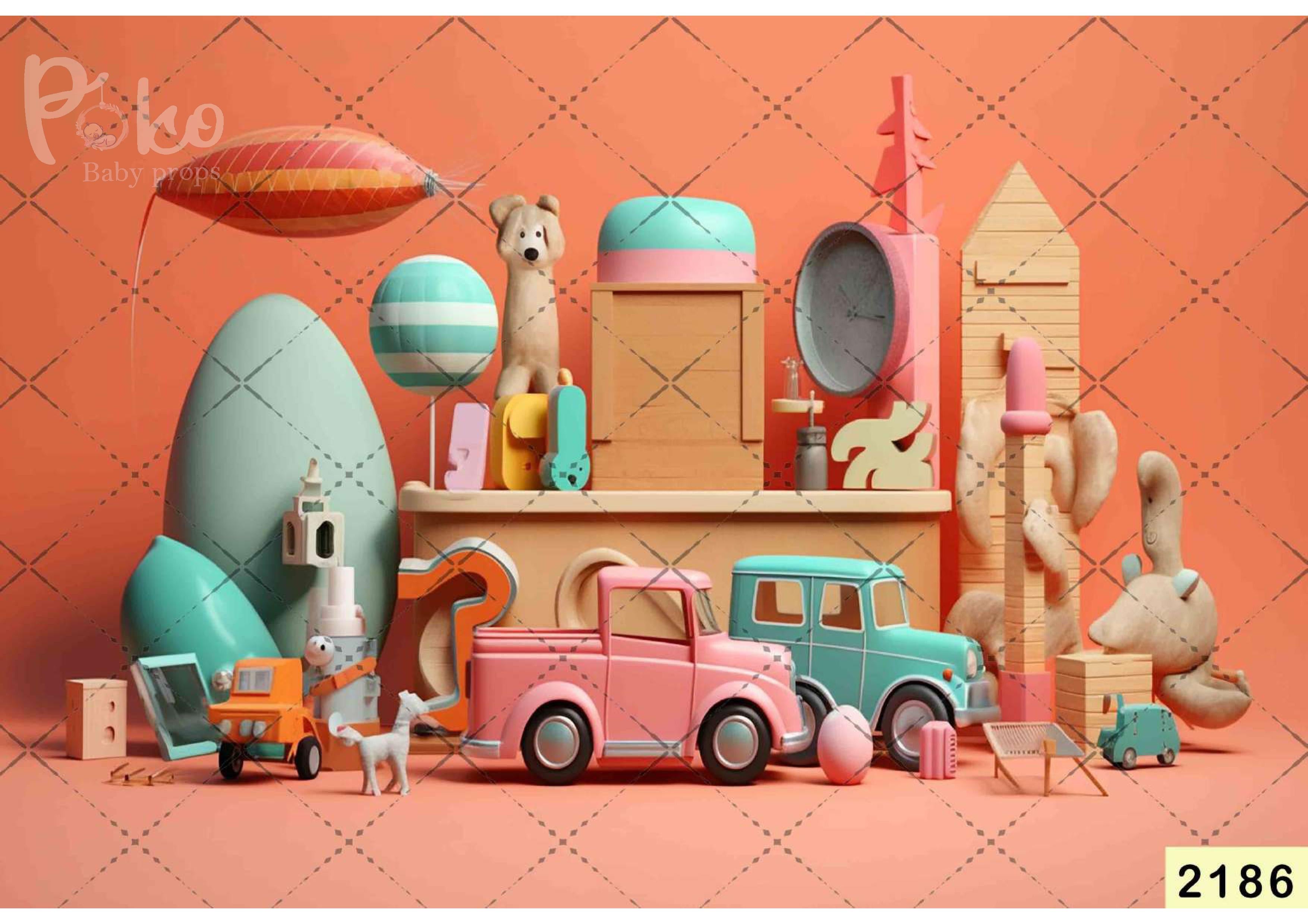 Children Play Room babyphotoshoot Backdrop