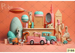 Children Play Room babyphotoshoot Backdrop