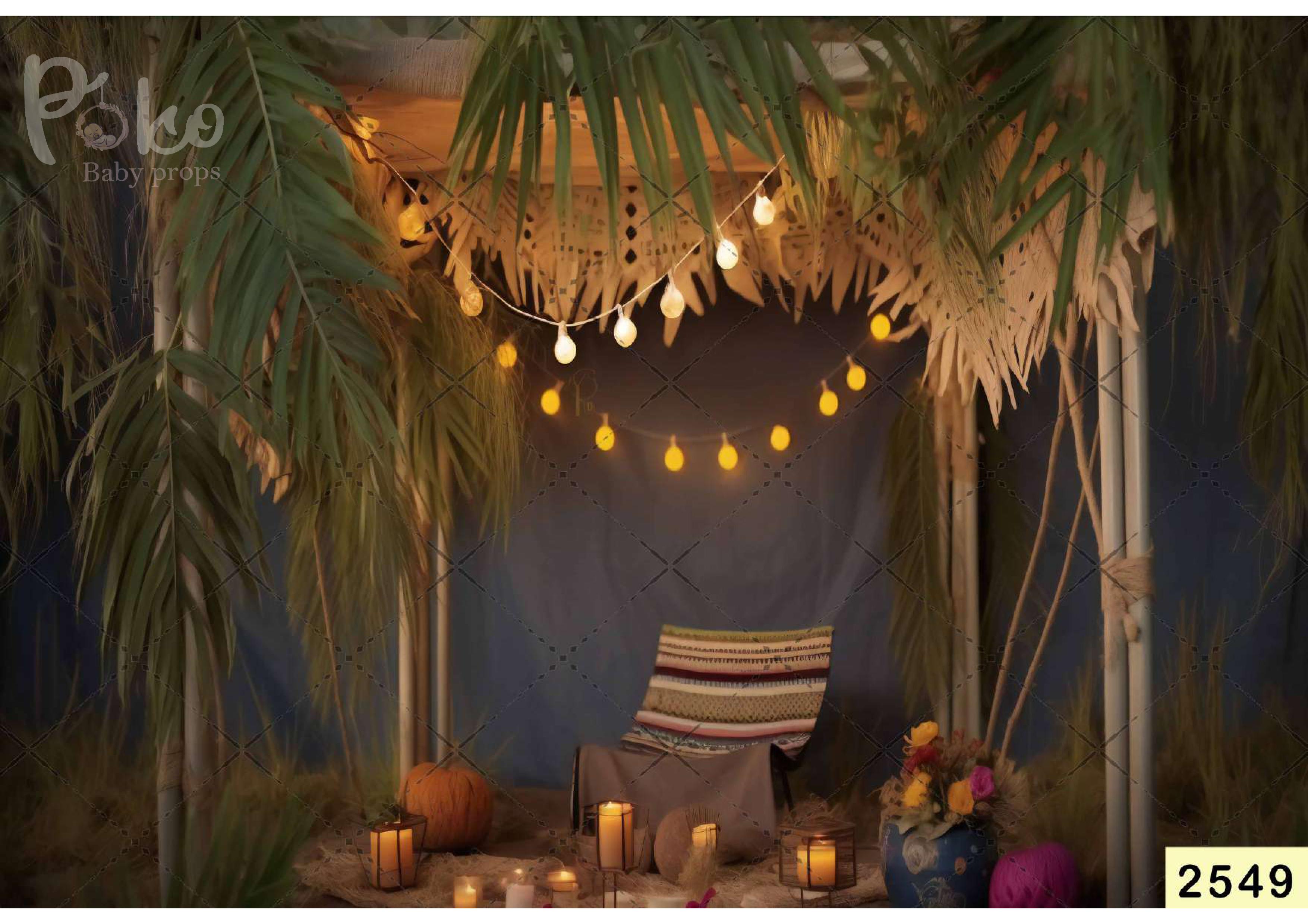 Beach Relax Chair babyphotoshoot Backdrop