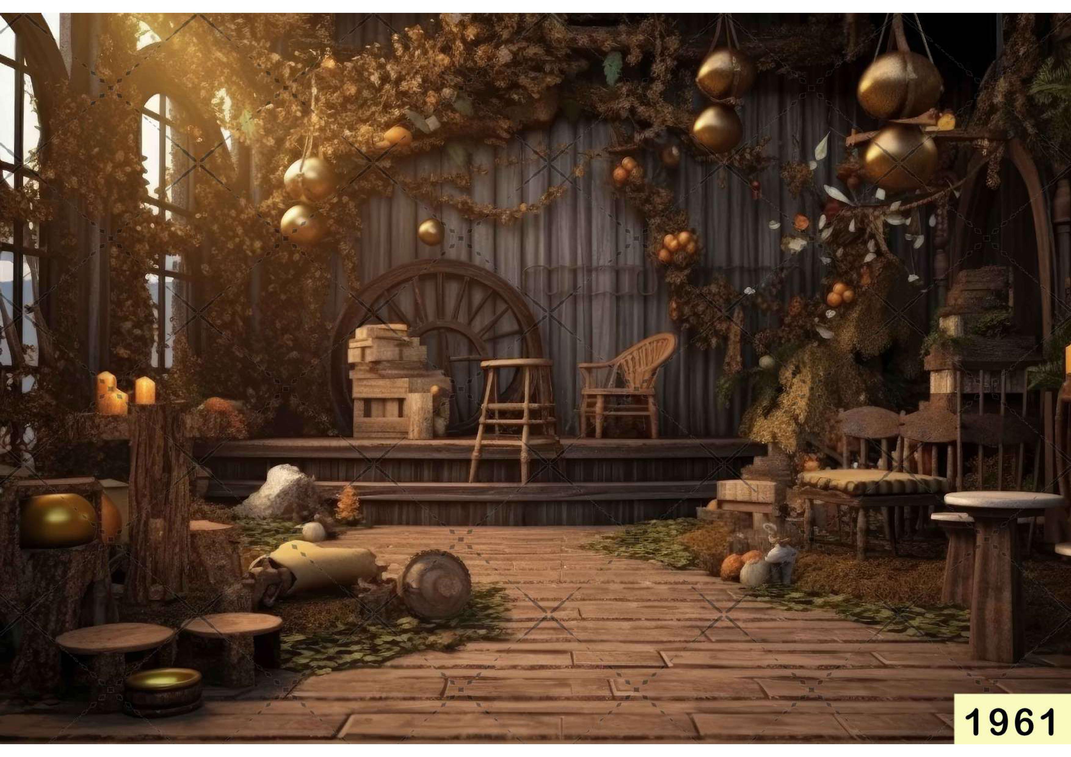 Fantasy babyphotoshoot Backdrop