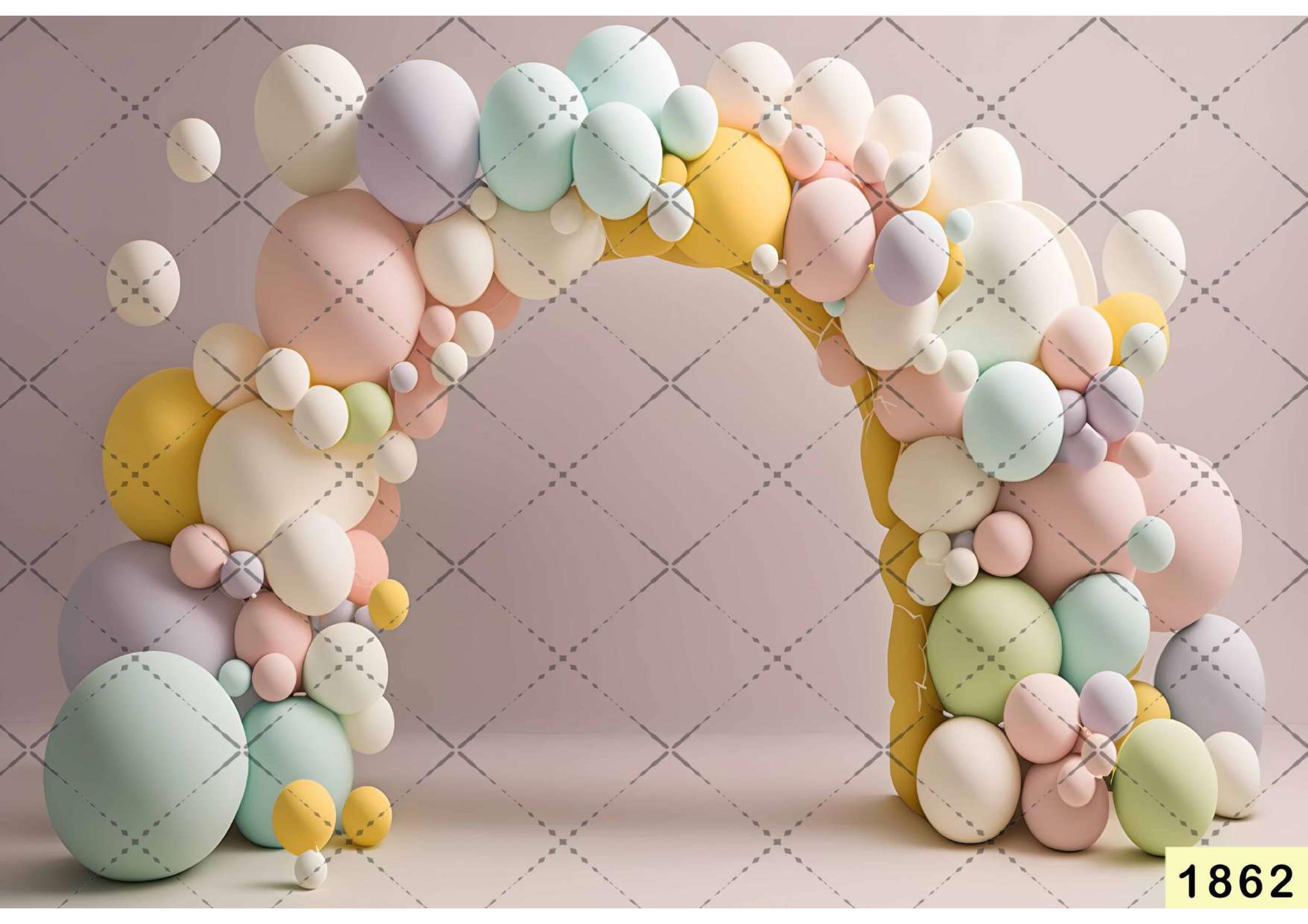 Pleach Baloon Backdrop