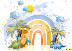 backdrop for baby photography Ancient Animals backdrop