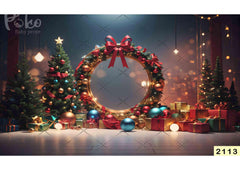 Christmas Decoration babyphotoshoot Backdrop