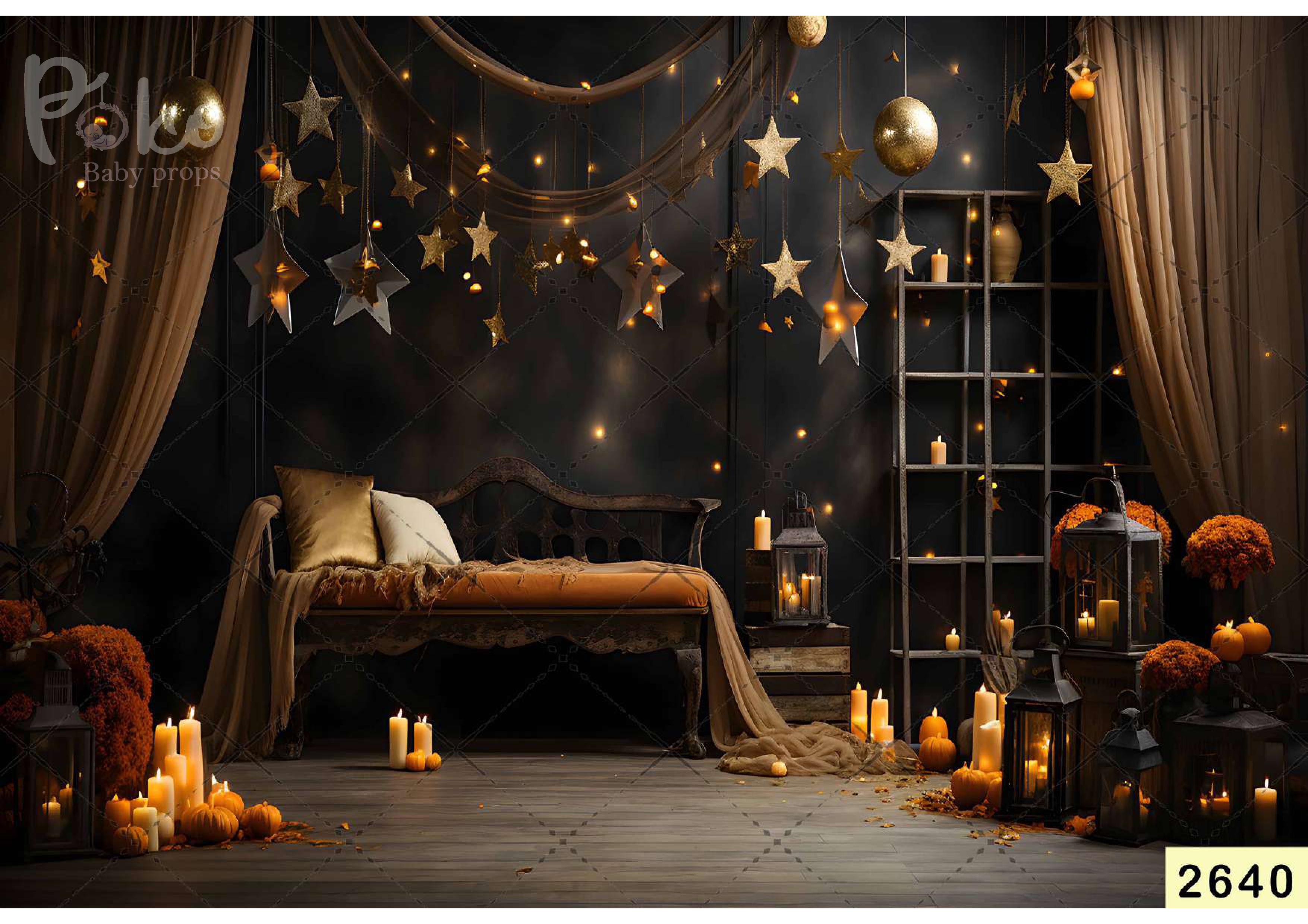 Stars With Sofa Backdrop