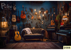 Guitar Room Backdrop