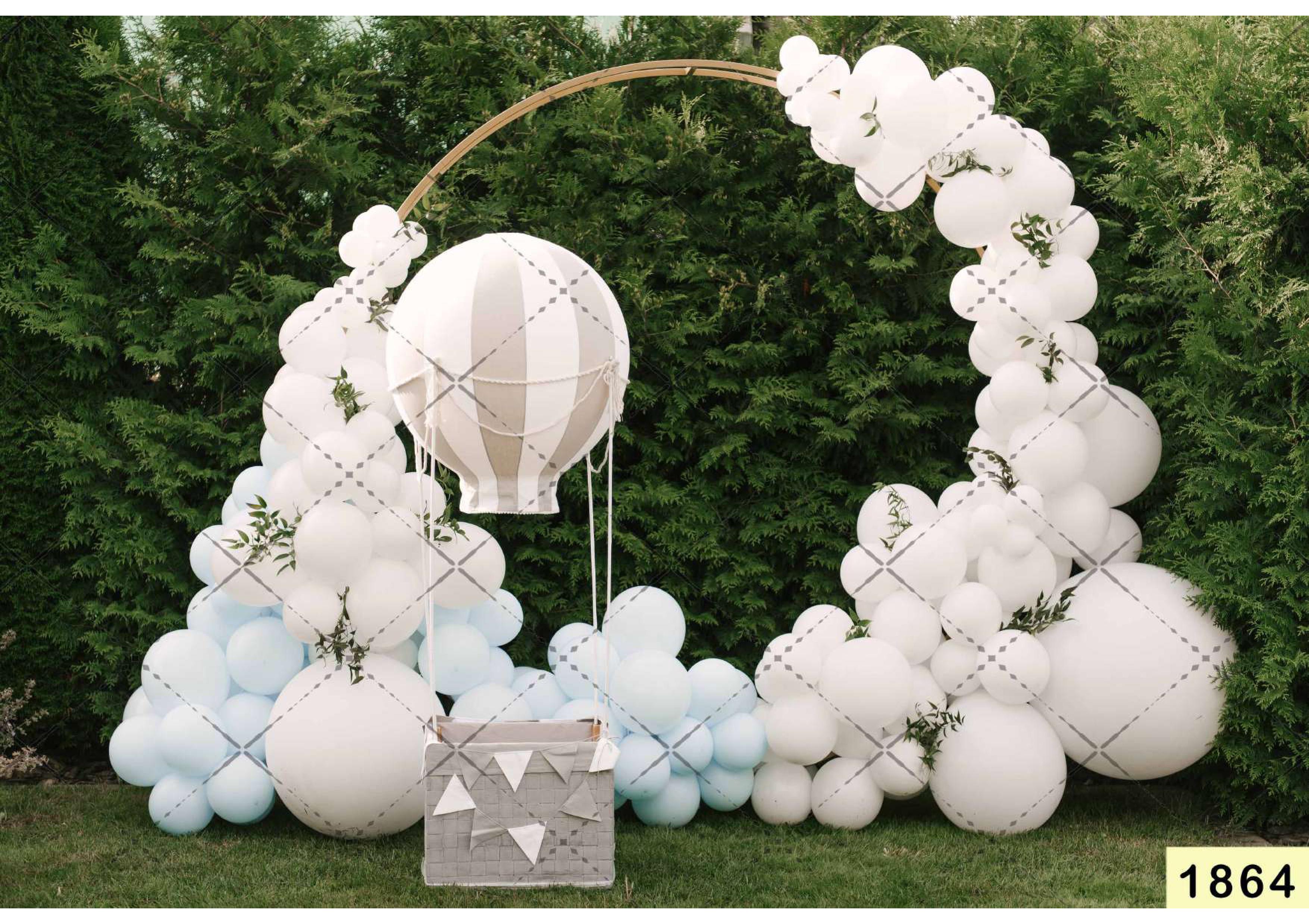 White Arch Baloon Backdrop
