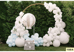 White Arch Baloon Backdrop