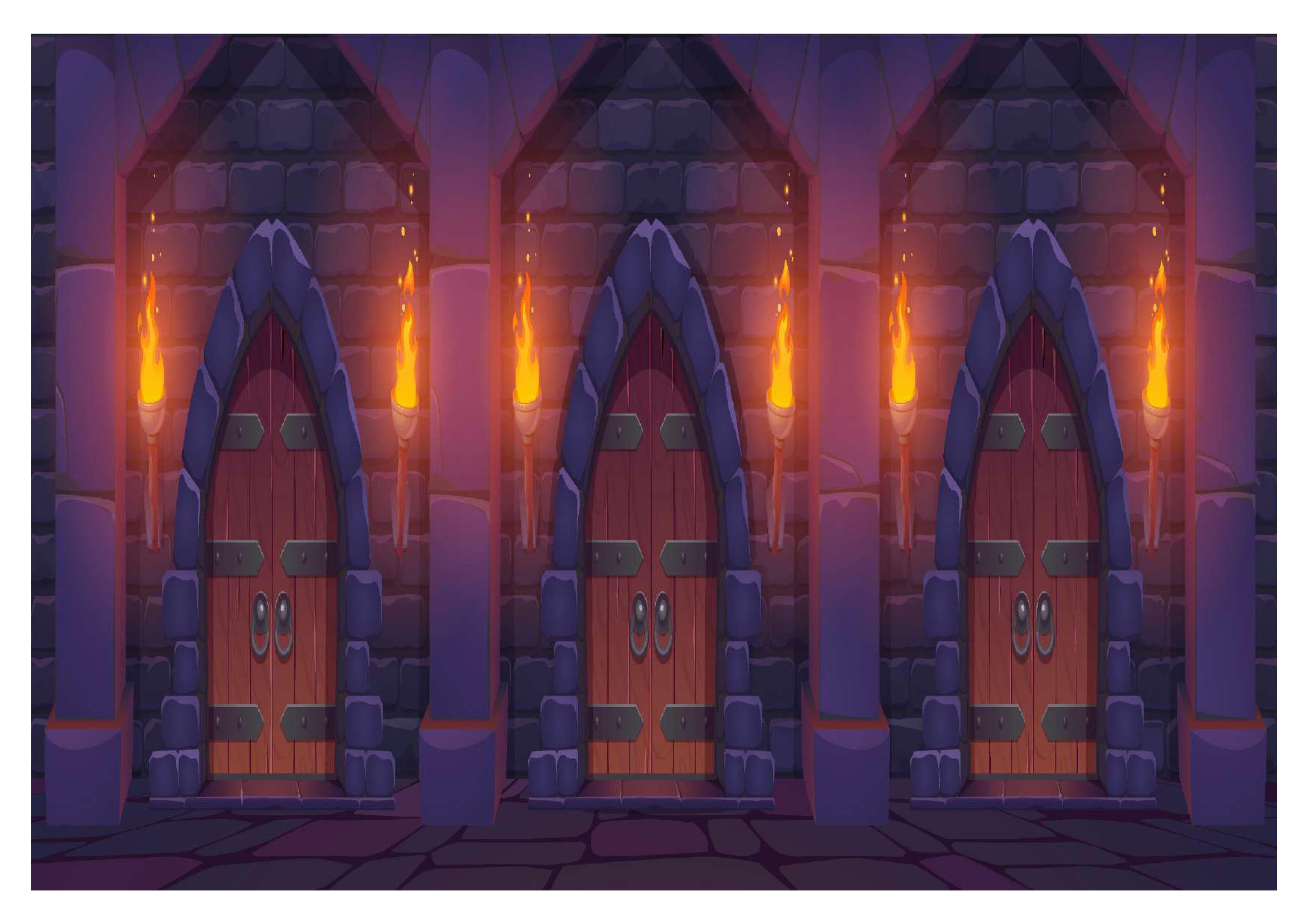 Violet Castle Flam Backdrop