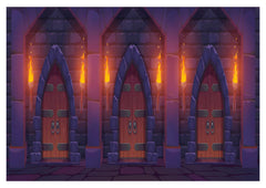 Violet Castle Flam Backdrop