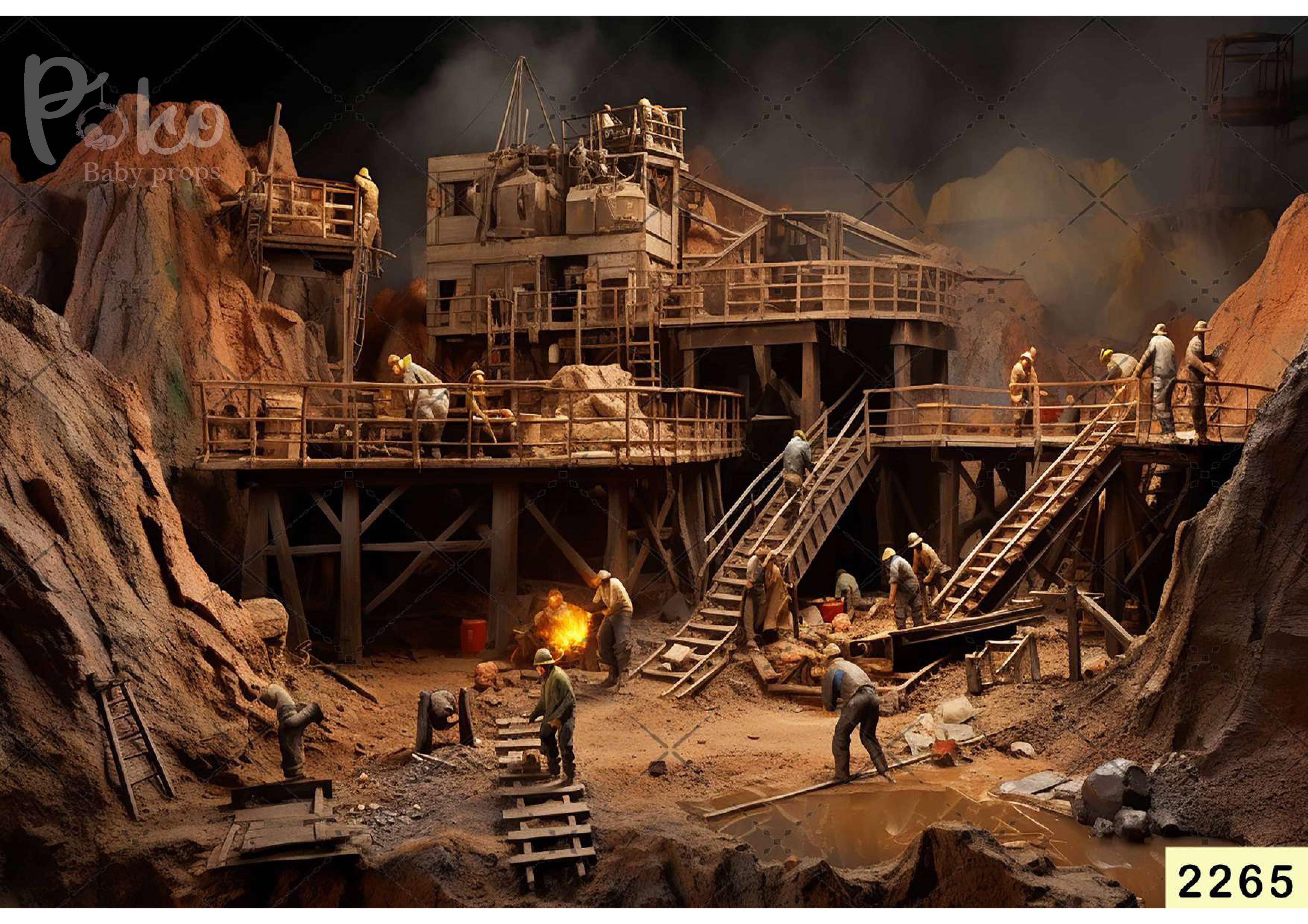 Civil Worker babyphotoshoot Backdrop