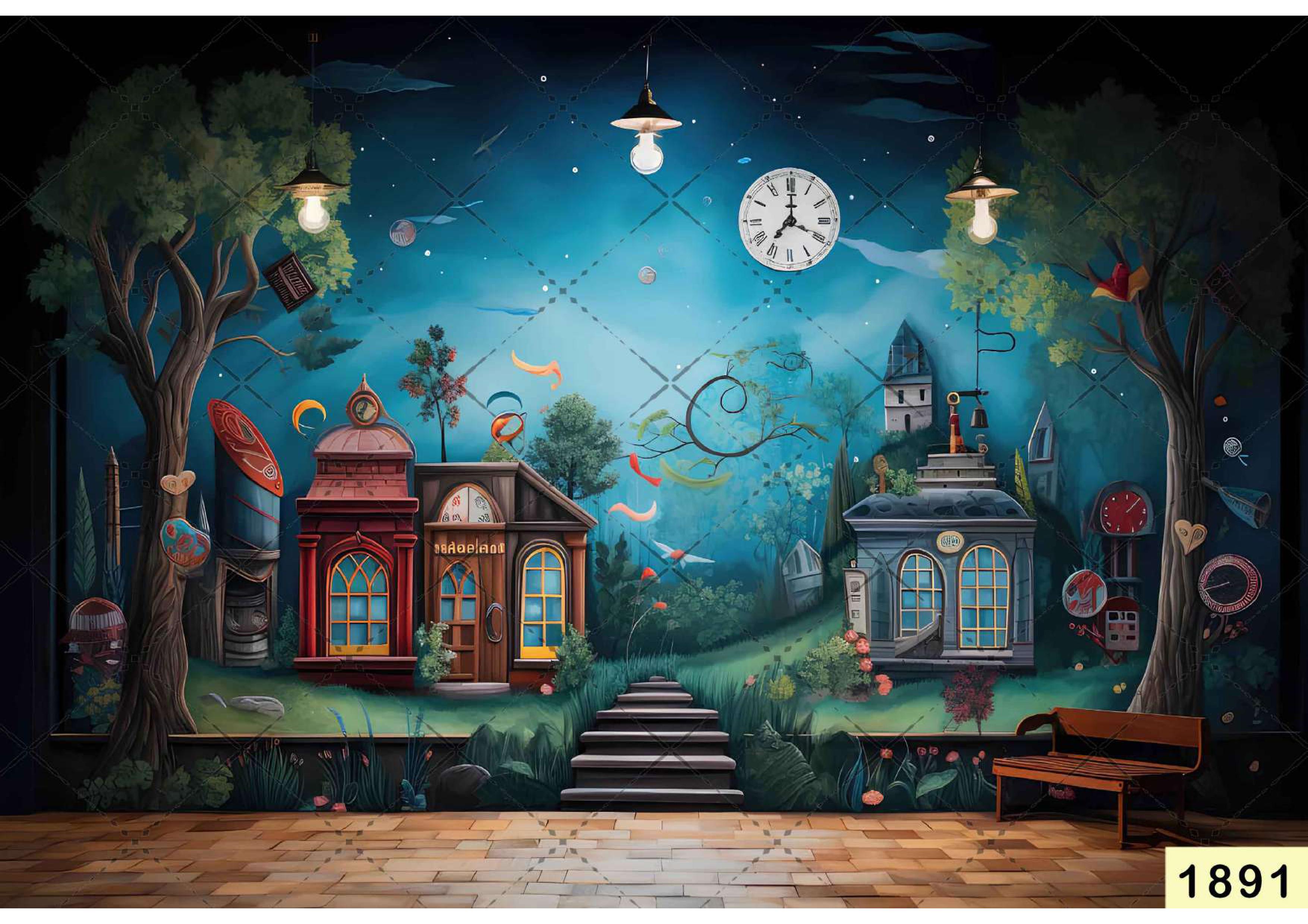 Fantasy Home babyphotoshoot Backdrop