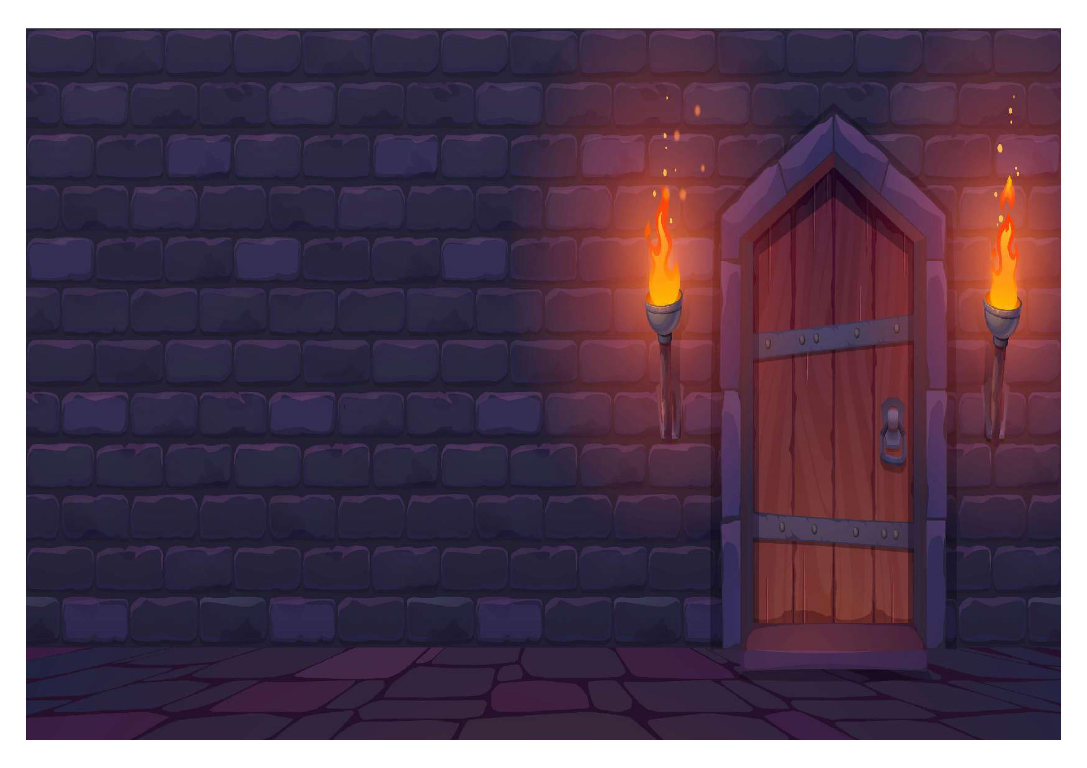 Violet Bricks Lamp Backdrop