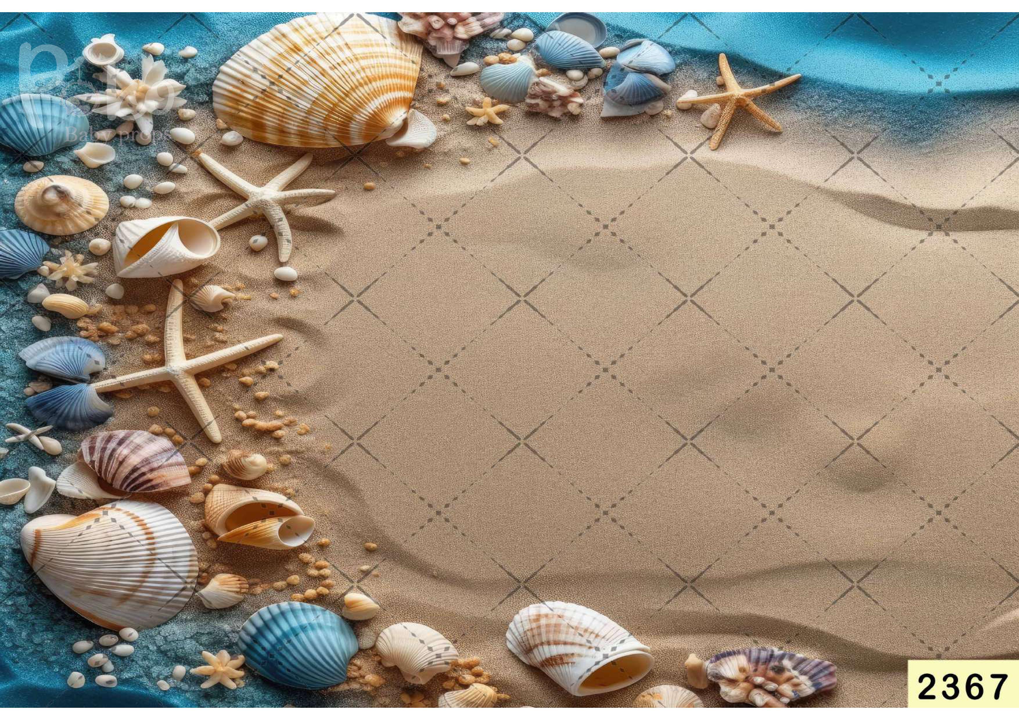 Beach Seas babyphotoshoot Backdrop