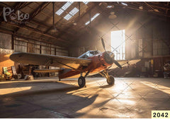 Left Side Airplane Backdrop