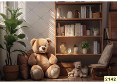 Big Brown babyphotoshoot Backdrop