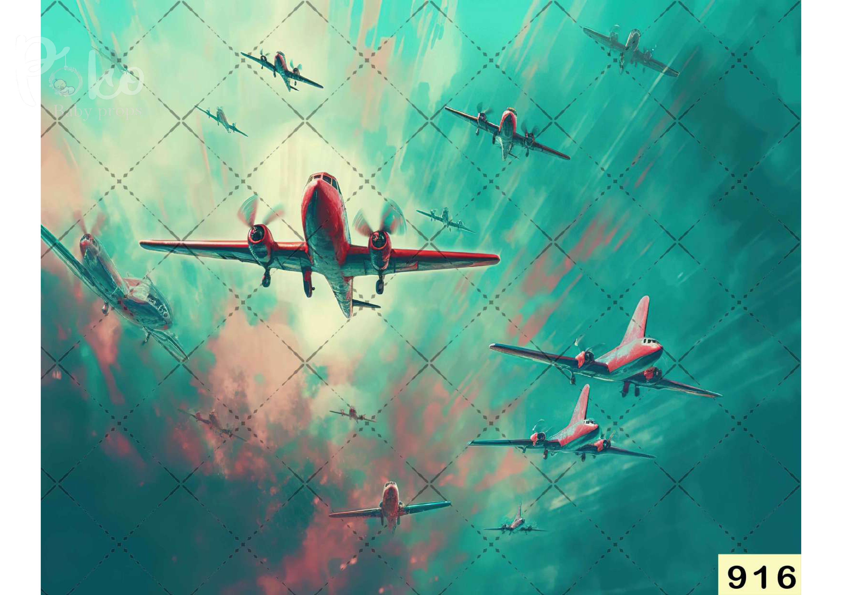 backdrop for baby photography aeroplan backdrop