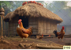 Hen Shelter Backdrop