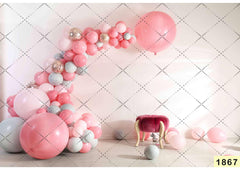 Light Pink Arch Baloon Backdrop