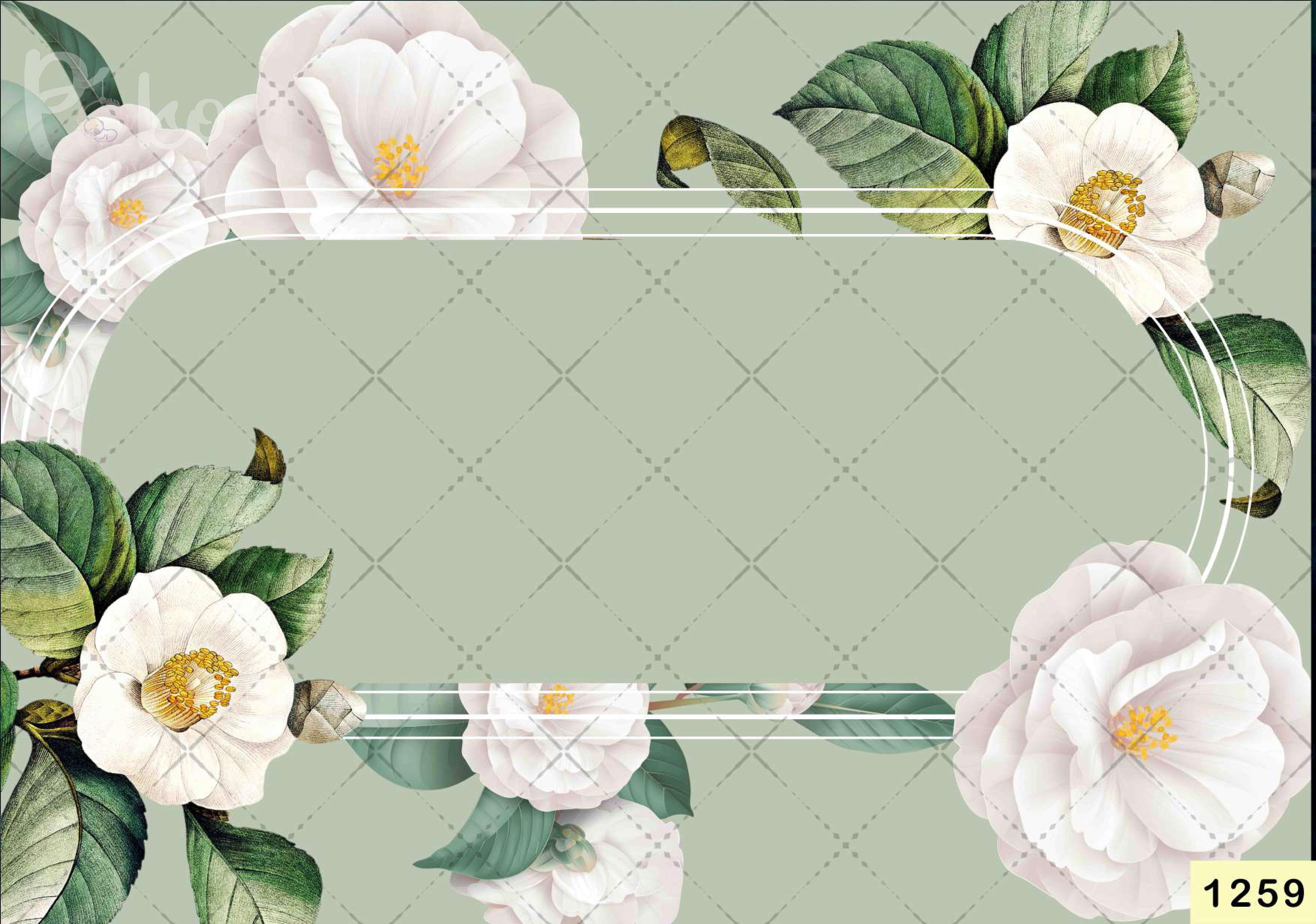 White Blossom Backdrop