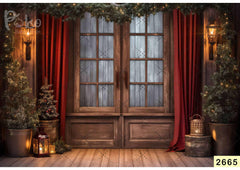 Classic Christmas babyphotoshoot Backdrop